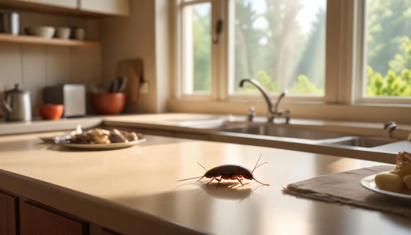 Ilustração da seção: Entendendo as Baratas de Cozinha