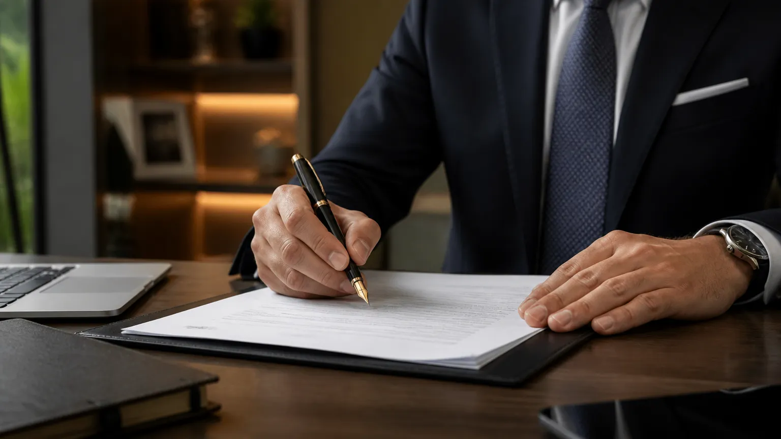 Assinatura de contratos em conformidade fiscal escolhendo W-2 ou 1099 nos EUA.