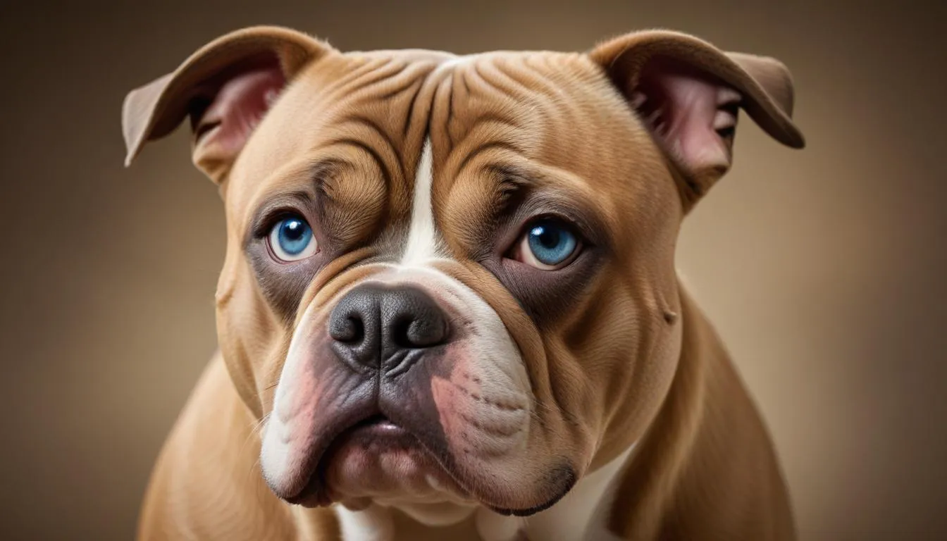 Ilustração da seção: American Bully olhos azuis: História e Origem do American Bully