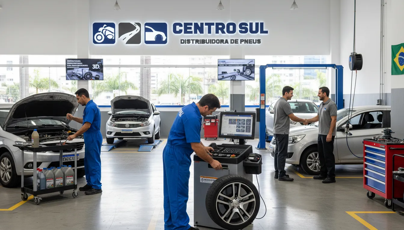 Centro Sul oferece geometria 3D, balanceamento e troca de óleo em Porto Alegre e Caxias do Sul. Conheça nosso geometria automotiva preço.