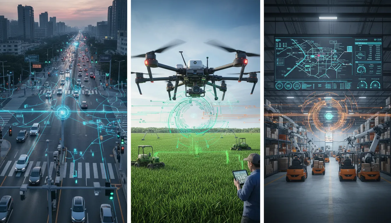 Cidades inteligentes, agricultura de precisão e frotas otimizadas com a rede 5G da Datatem.