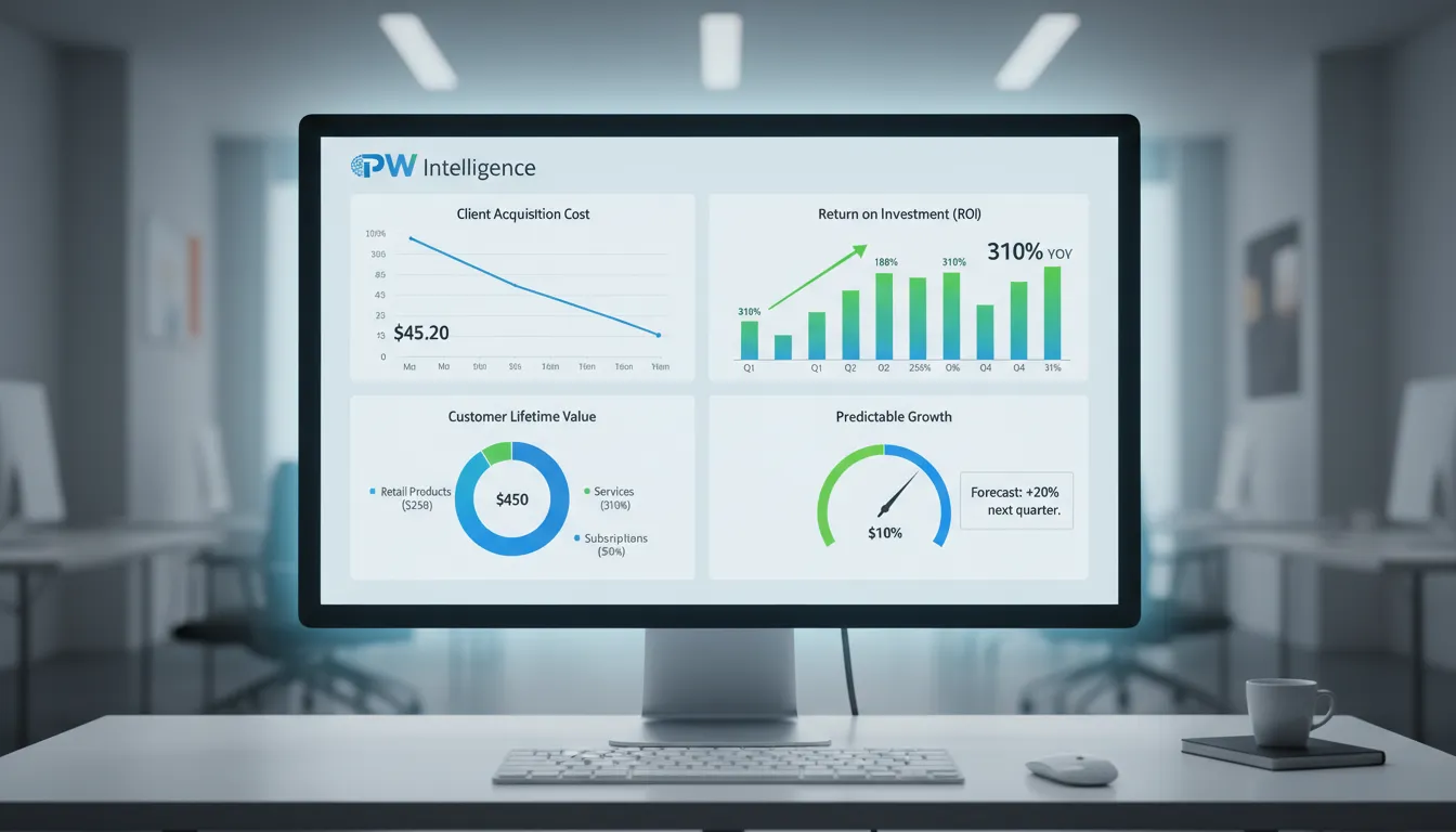 Interface de dashboard de marketing digital mostrando como o crawler ignora resource hints para negócios wellness com dados de performance.