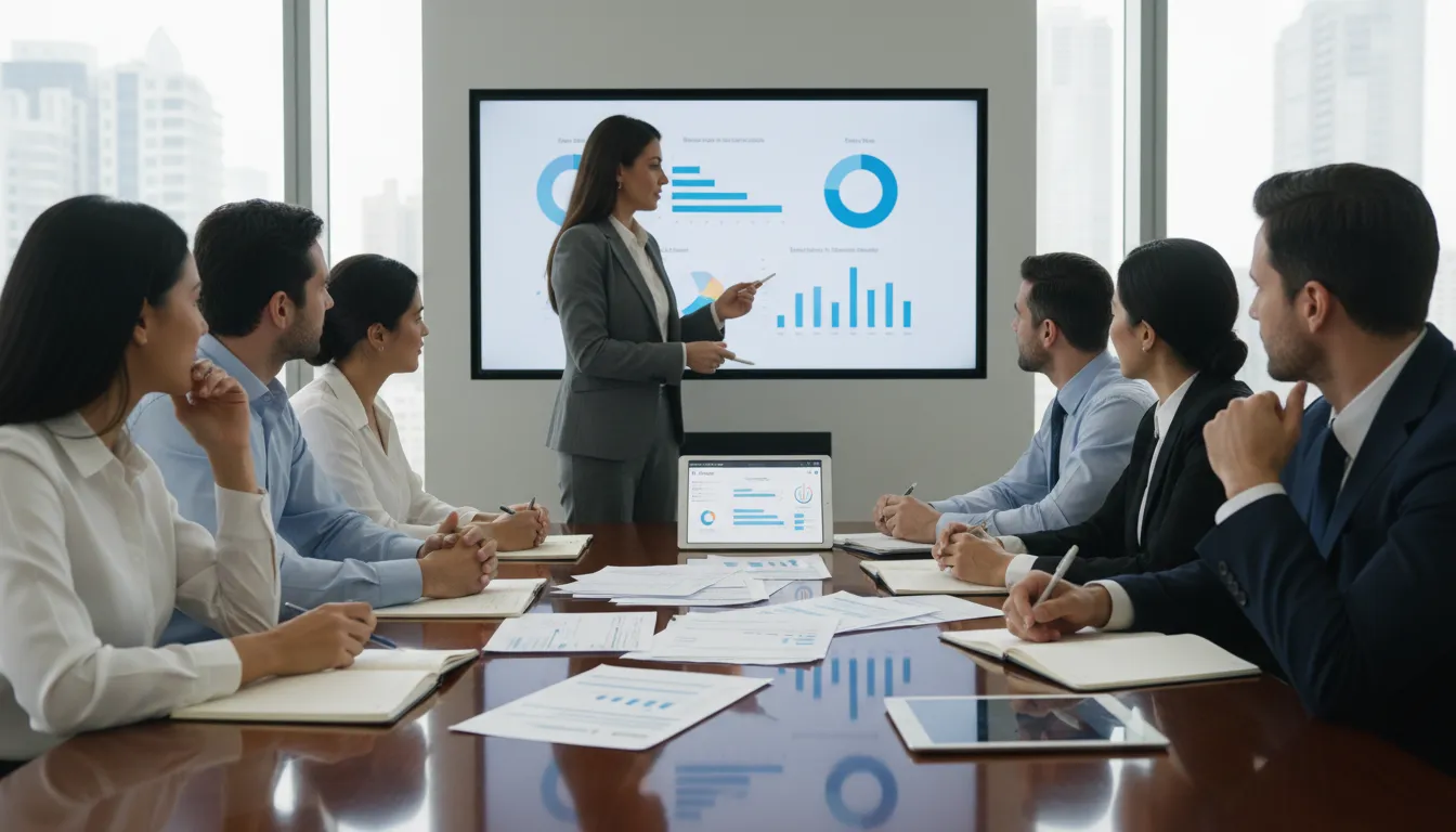 Gestores recebem consultoria especializada em contabilidade nos EUA, obtendo clareza e controle financeiro.