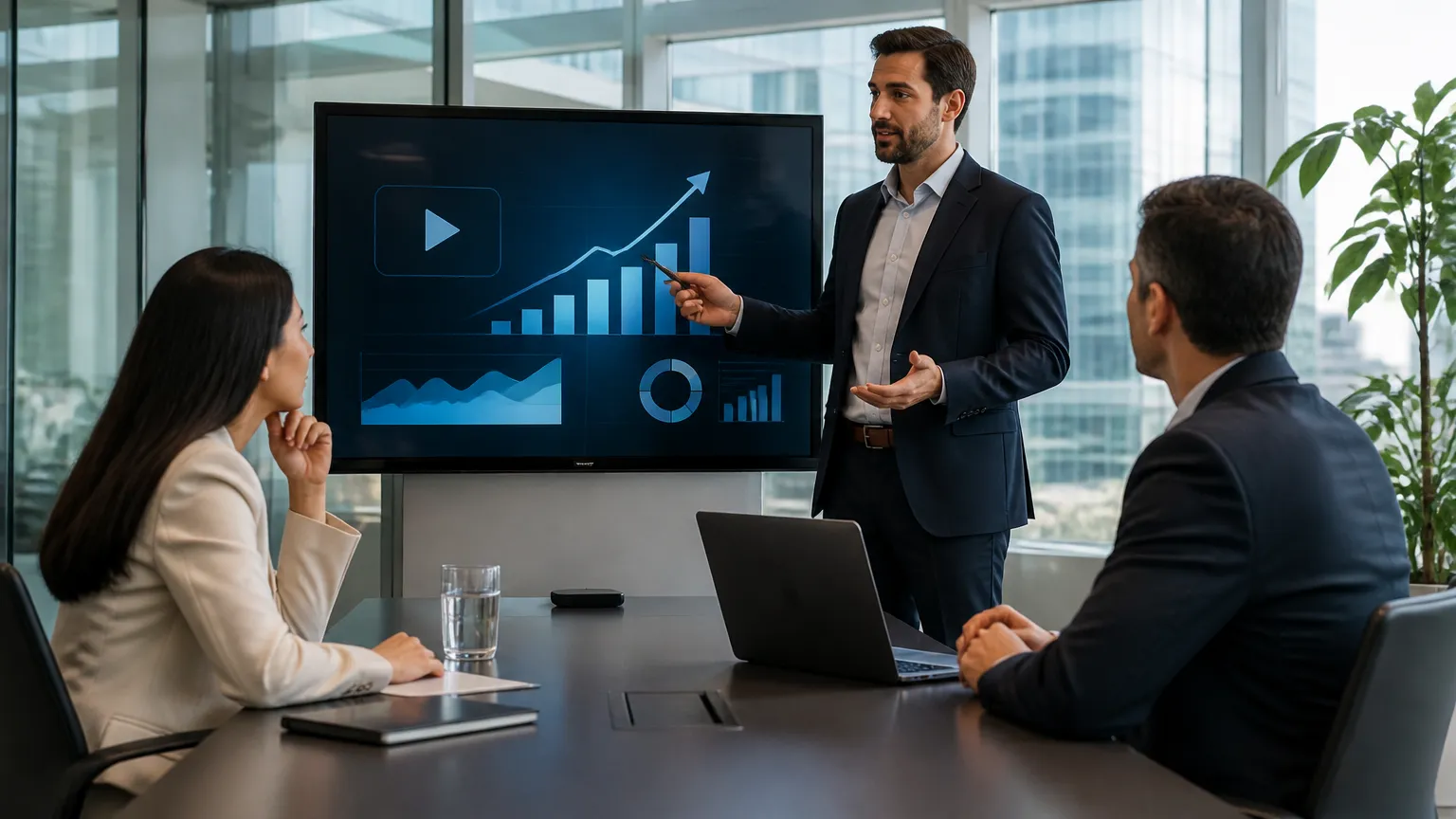 Consultoria estratégica corporativa definindo etapas de como crescer no YouTube com posicionamento