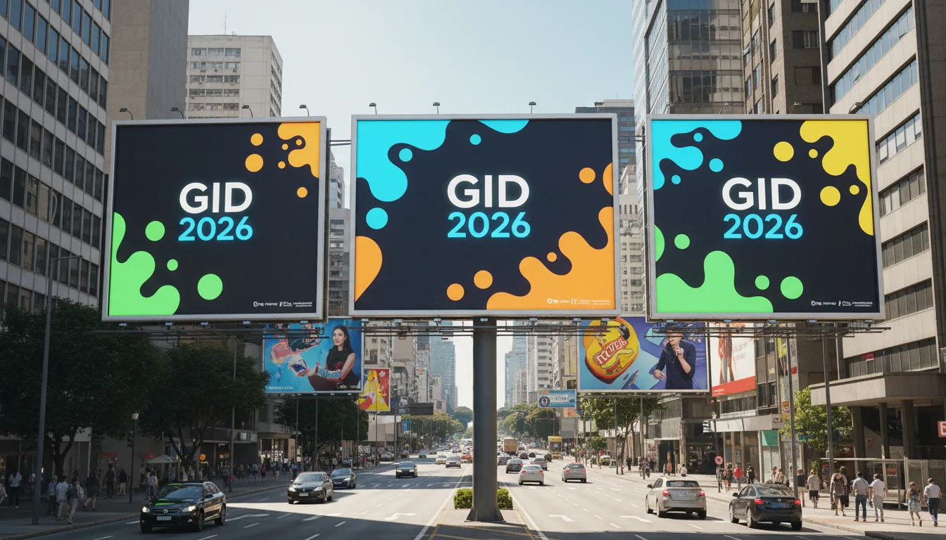 Representação visual das agências de marketing são impactadas pelas soluções de adesivos da GID, destacando a presença da marca em São Paulo.