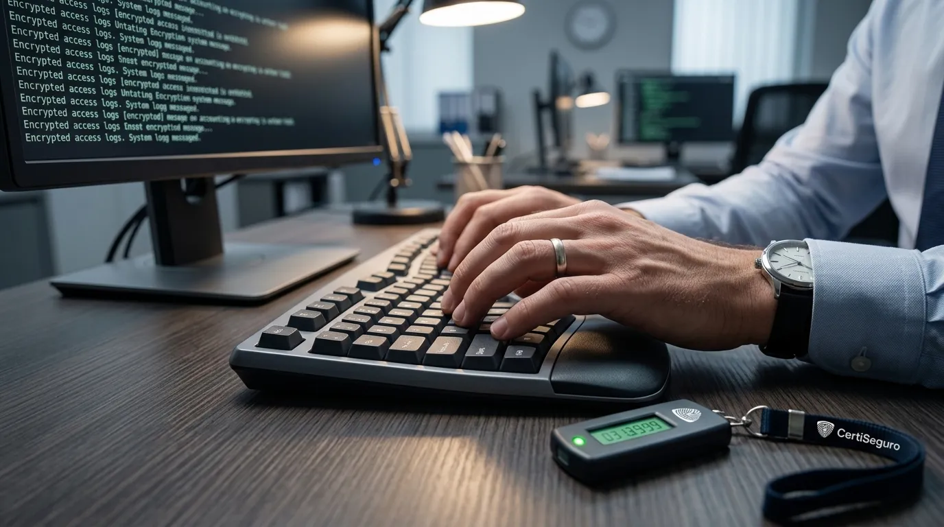 Gestão segura para controlar certificados dos clientes e rastrear acessos.