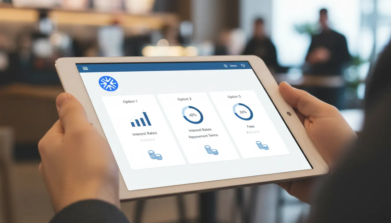 Ferramenta online intuitiva para comparar empréstimos e simular as melhores condições de pagamento.