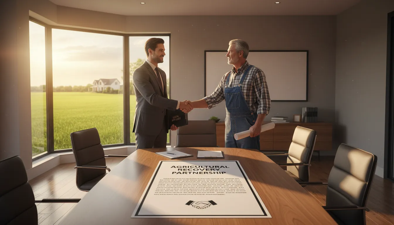 Advogado e produtor rural em parceria para reestruturação financeira e segurança jurídica