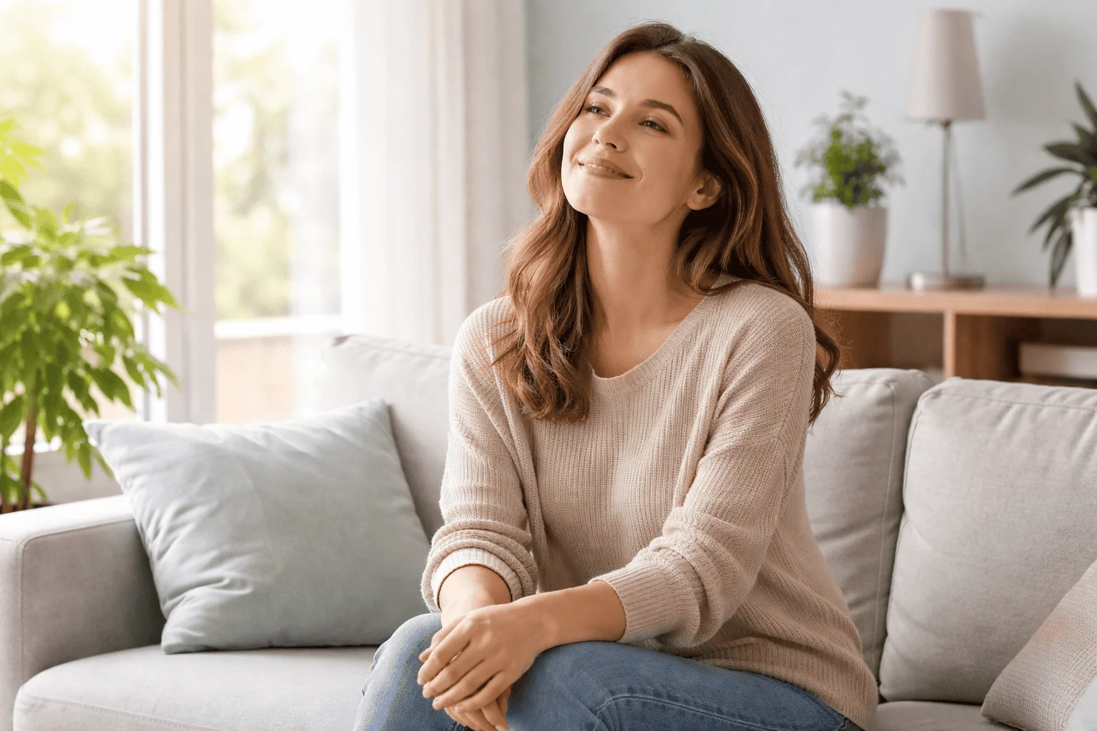 Mulher caminhando em parque, simbolizando a jornada de cura com o apoio da psicóloga em fortaleza Fernanda Castro, focando na saúde mental.