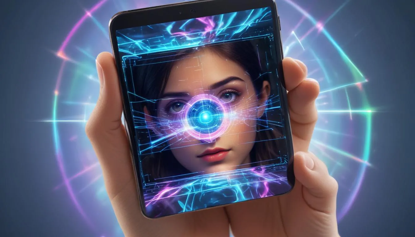 Ilustração da seção: O que são adesivos holográficos?