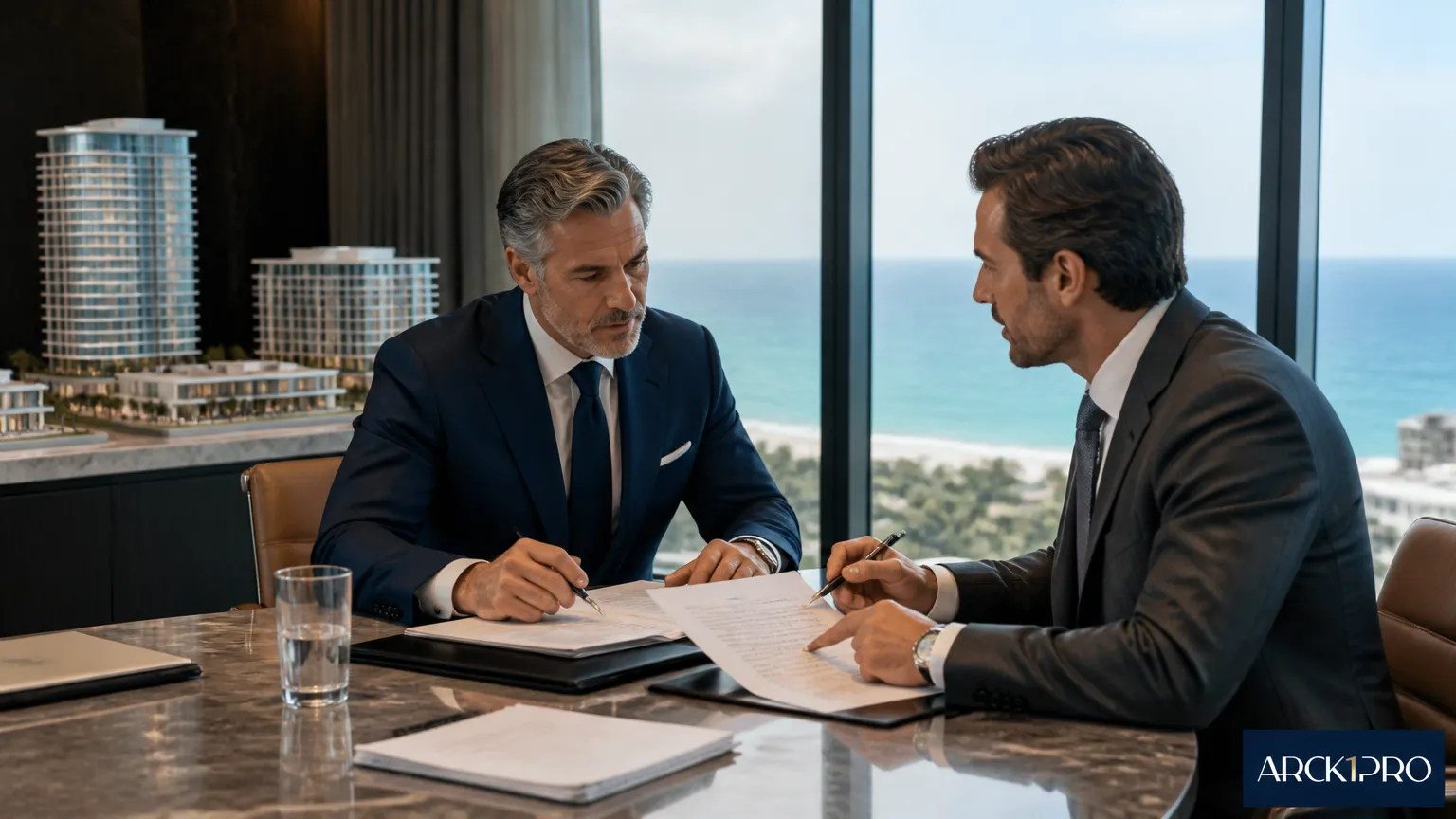 Investidor revisando cláusulas do contrato de sociedade em conta de participação com estruturador imobiliário.