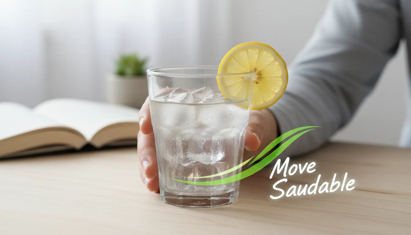 Beber agua pura es un hábito crucial para mantener un vientre más saludable y una buena hidratación diaria.