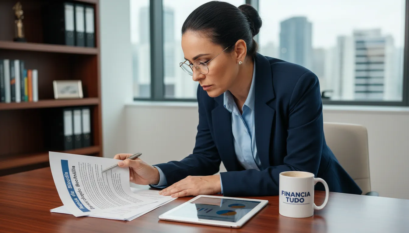 Mulher revisando as regras de bloqueio do Bolsa Família, demonstrando a importância de conhecer as normas para não perder o bolsa família valor.
