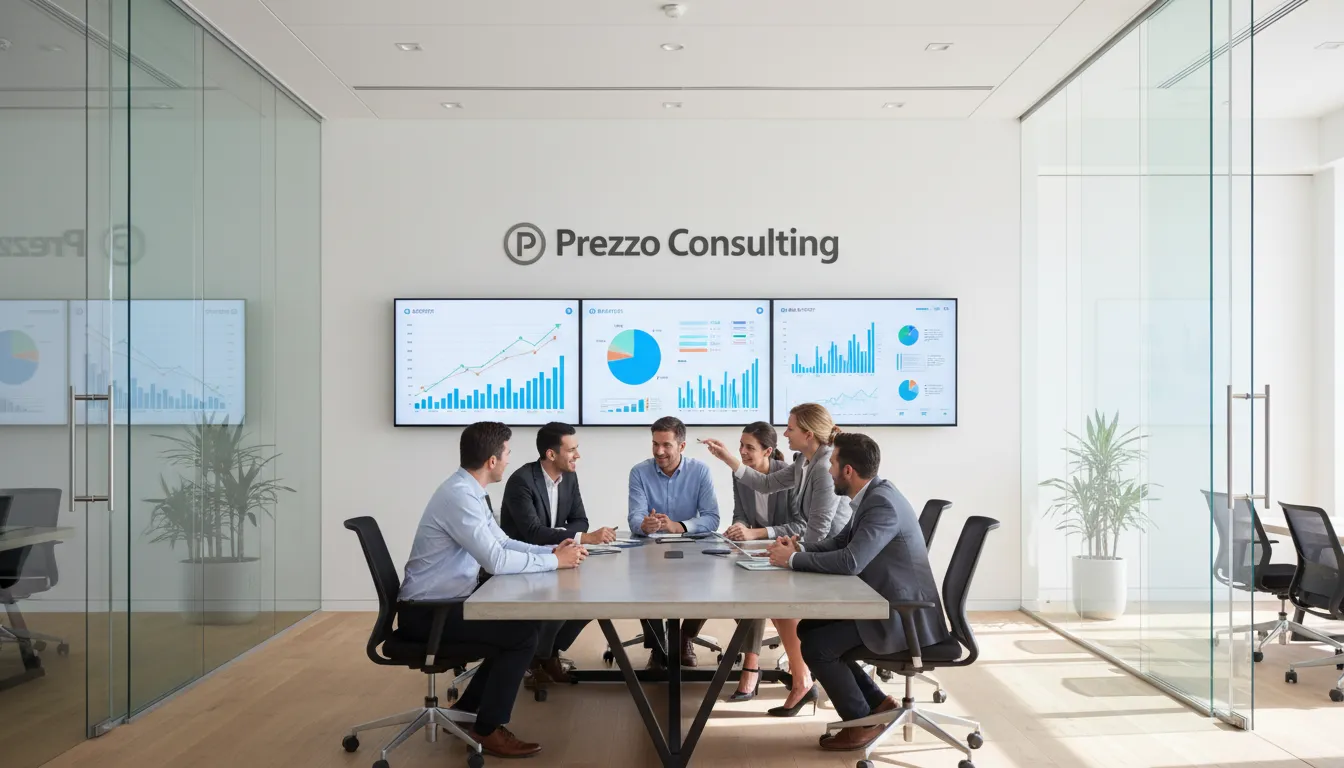 Consultores da Prezzo Consulting colaborando para auxiliar em Como Abrir Uma Empresa nos EUA em 2026.