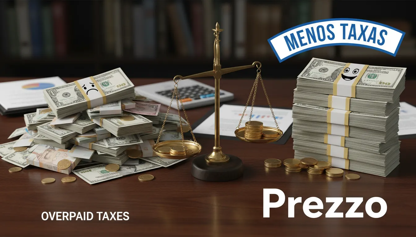 Dinheiro com rosto triste representando impostos pagos em excesso versus dinheiro com rosto feliz representando economia tributária. Aprenda como pagar menos impostos.