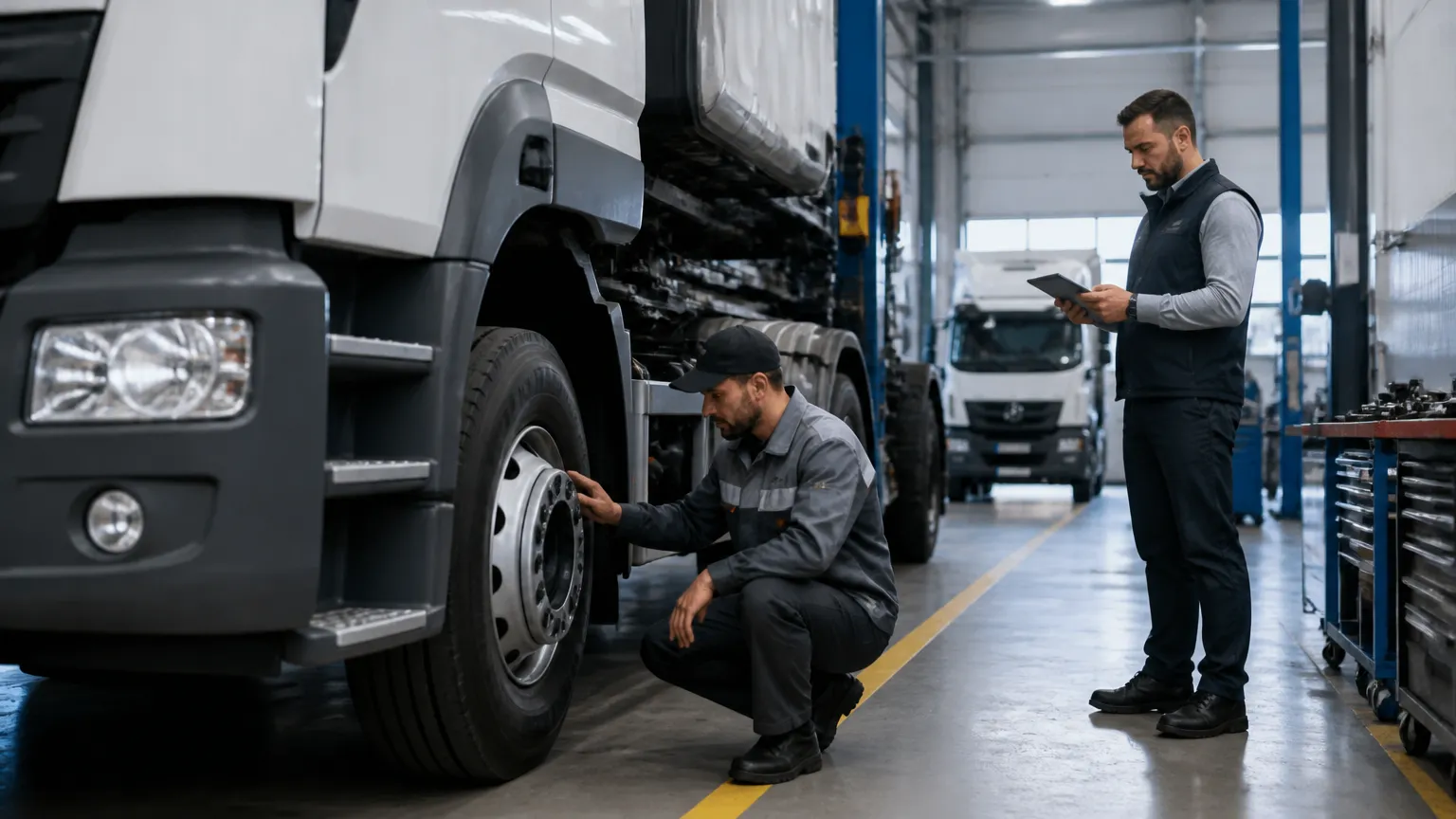 Manutenção preventiva em caminhão de carga essencial para o retorno financeiro de caminhão.
