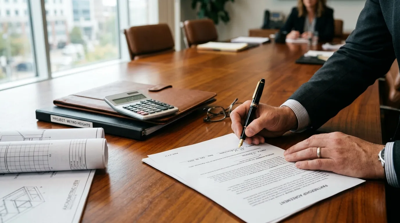 Assinatura de documentos do financiamento imobiliário de imóvel usado via SFH.