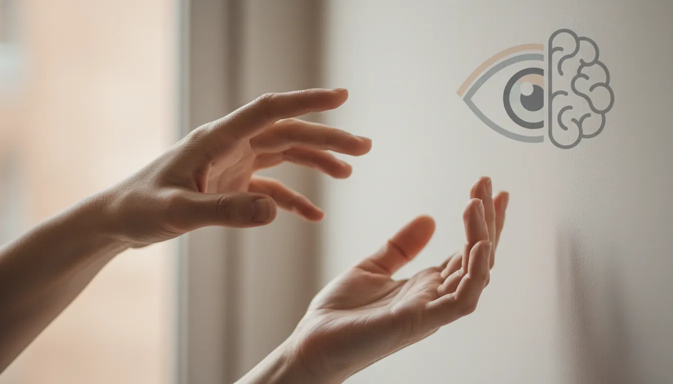 Mãos quase se tocando, simbolizando a hesitação e incerteza sobre por que as pessoas se afastam mesmo gostando, mesmo quando há afeto.