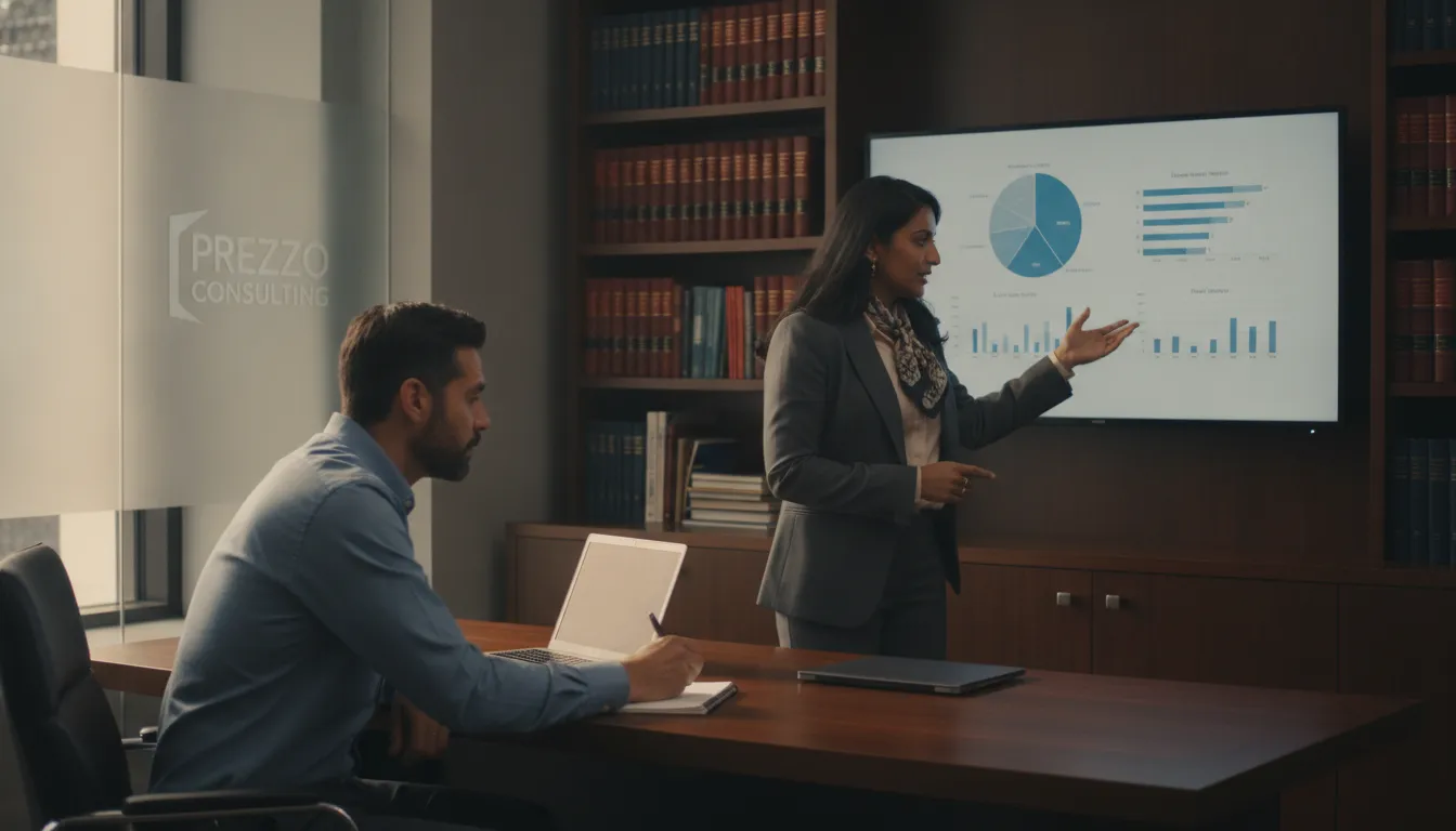 Consultora explica impostos airbnb host para anfitrião estrangeiro em escritório Prezzo Consulting.