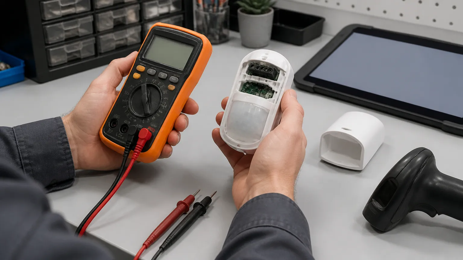 Inspeção técnica para emissão de remessa em garantia CFOP de sensor com defeito.