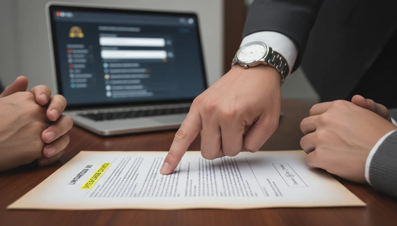 Advogado em Tubarão analisando contrato de plano de saúde com cliente, mostrando foco na proteção de direitos.