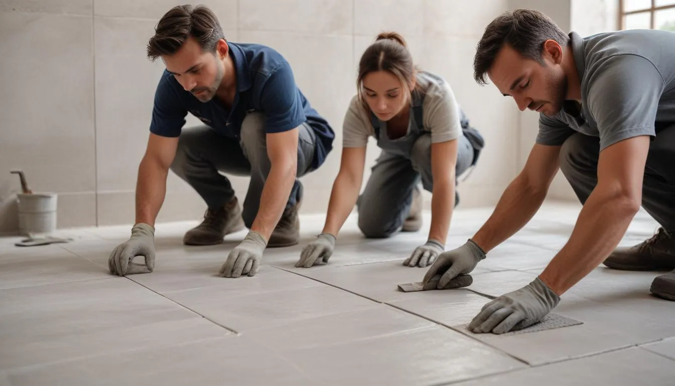 Ilustração da seção: Benefícios do Uso de Microcimento em Superfícies Azulejadas