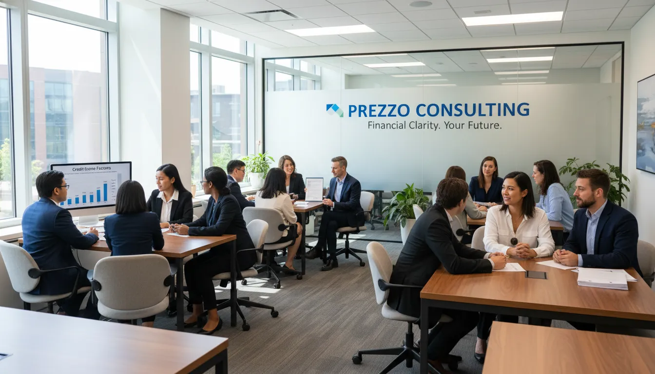 Consultores da Prezzo Consulting auxiliando clientes com informações sobre como alugar nos eua sem histórico de crédito.