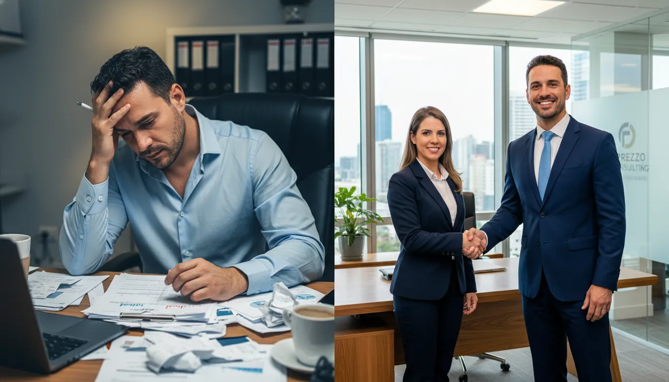 Transformação financeira: do estresse à confiança com o Escritório de Contabilidade para Brasileiros na Flórida, a Prezzo Consulting.