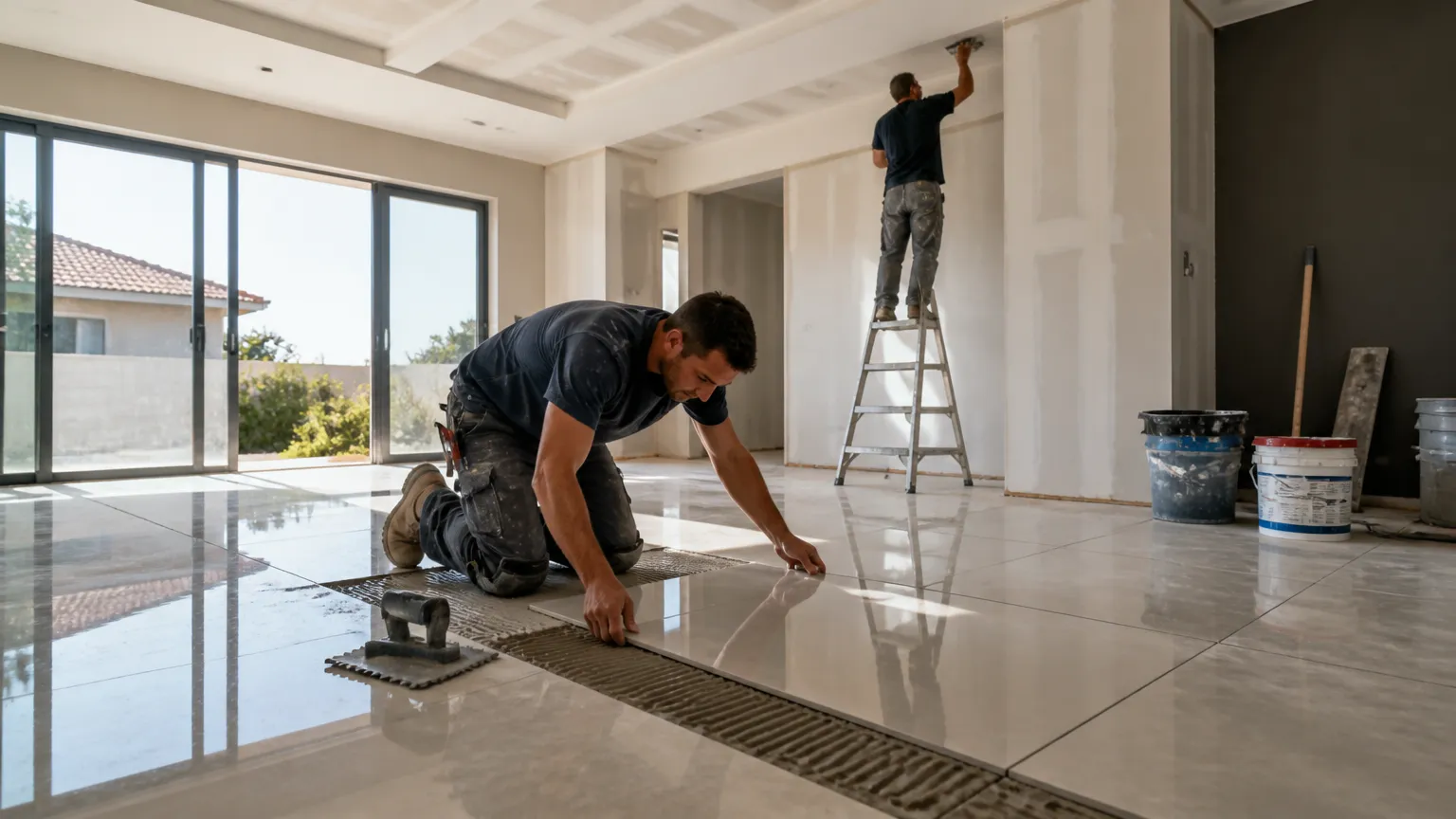 Etapa de acabamento residencial para como calcular quanto falta para terminar uma obra com segurança.