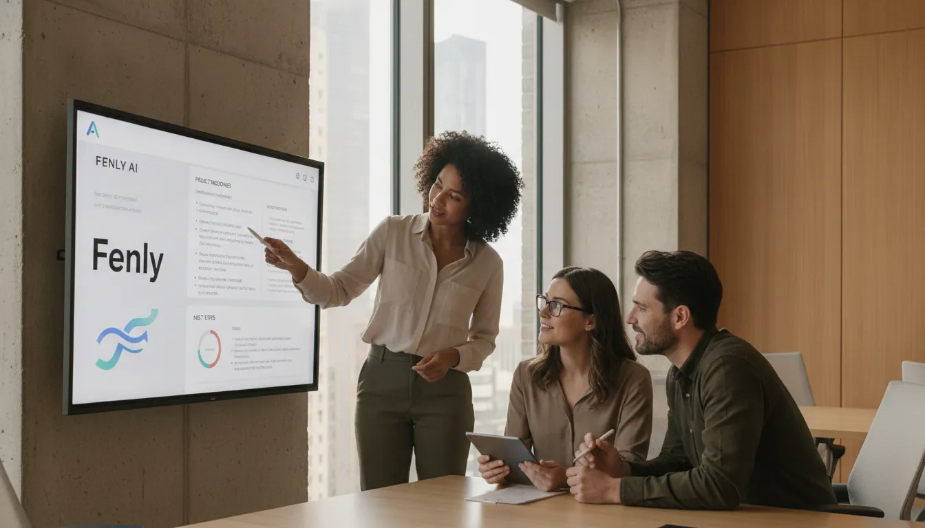 Team collaborating efficiently with communication management tools, focused on insights and productivity.