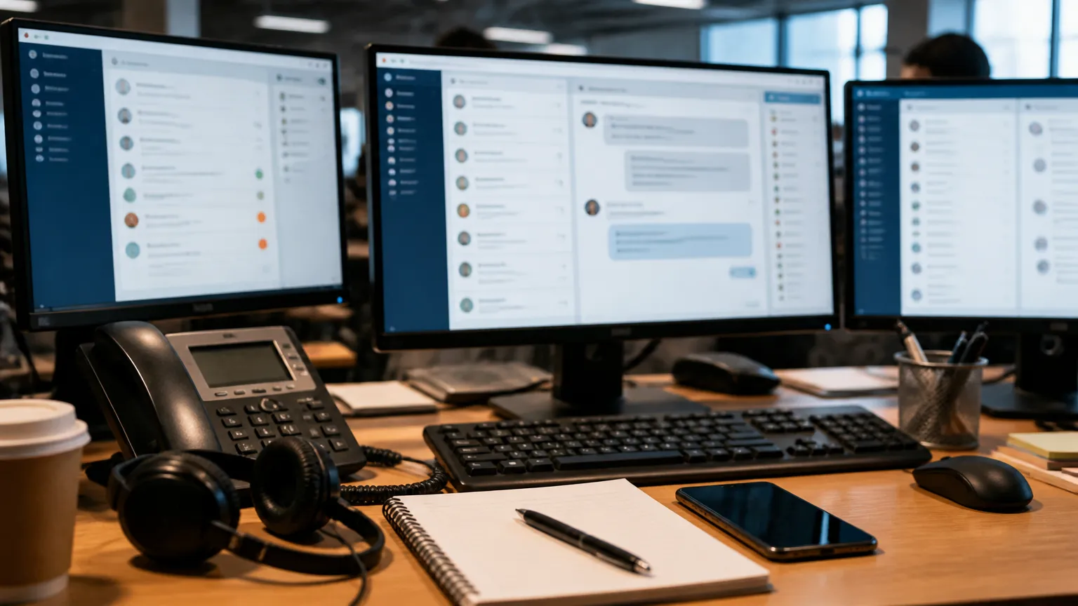 Painel de atendimento digital desorganizado que faz pequenas empresas perder clientes por lentidão.