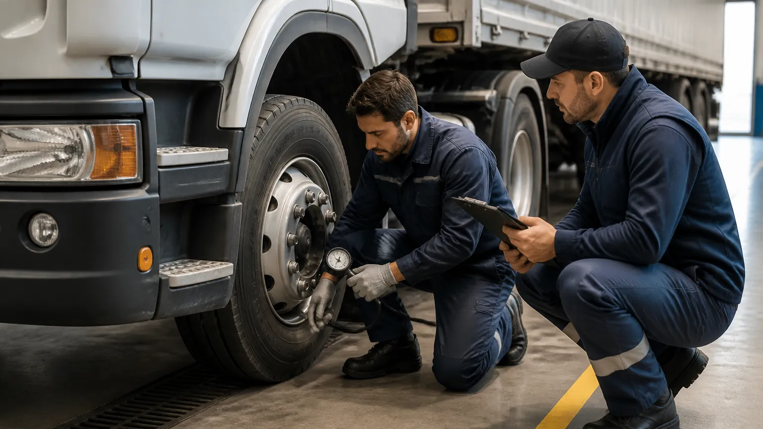 Manutenção preventiva essencial na tomada de crédito para caminhão de uso compartilhado rodoviário.