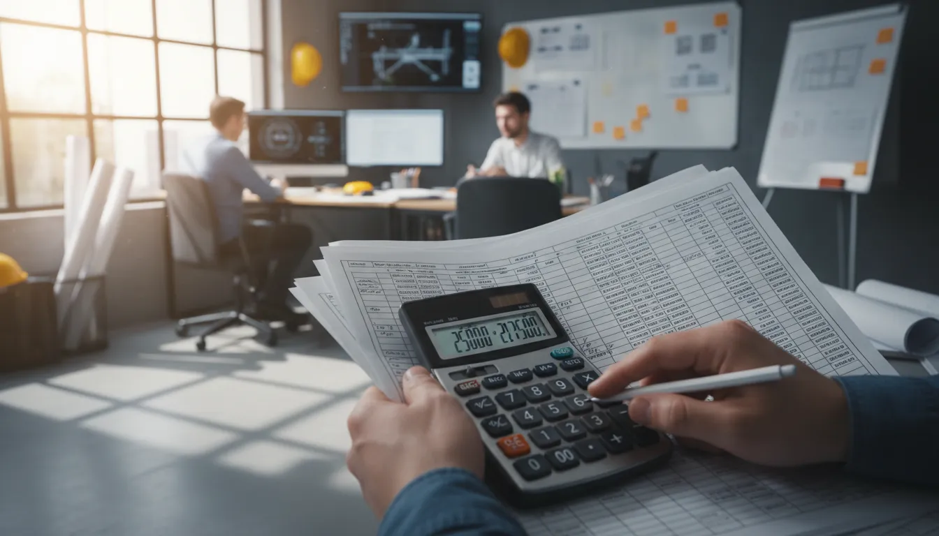 Cálculo preciso de costos en Contabilidade para construcción en Orlando, enfocado en la rentabilidad del proyecto.