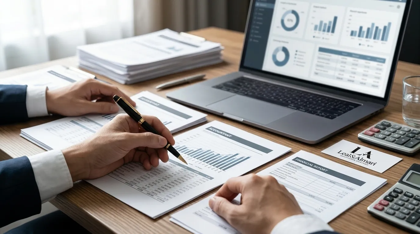 Contador analisando relatórios estratégicos em empresa de contabilidade São Paulo com precisão fiscal.