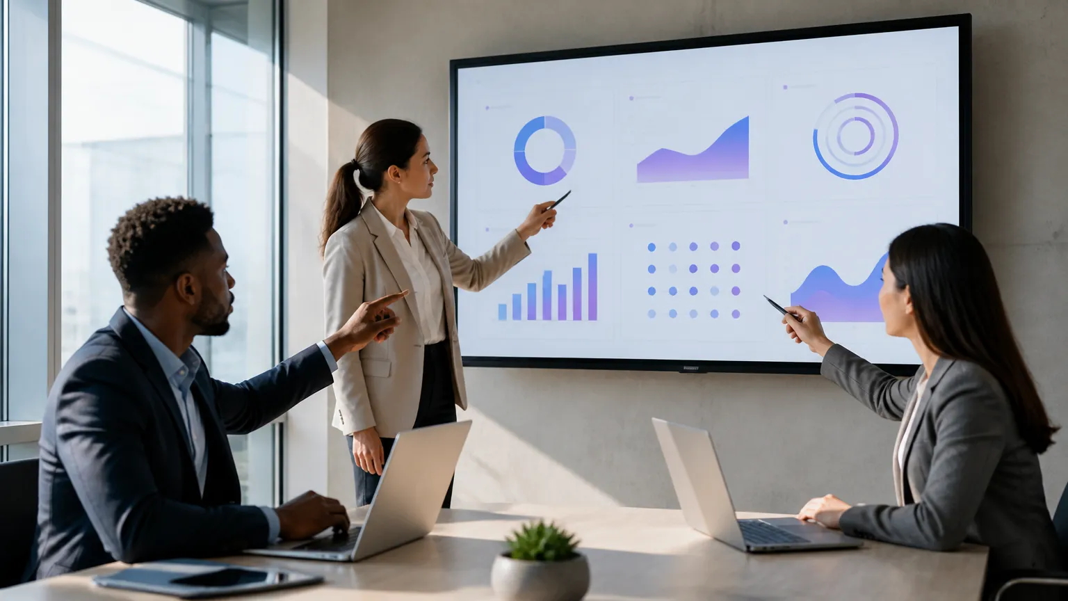 Equipe corporativa alinhando processos e estratégias eficientes para não perder clientes.