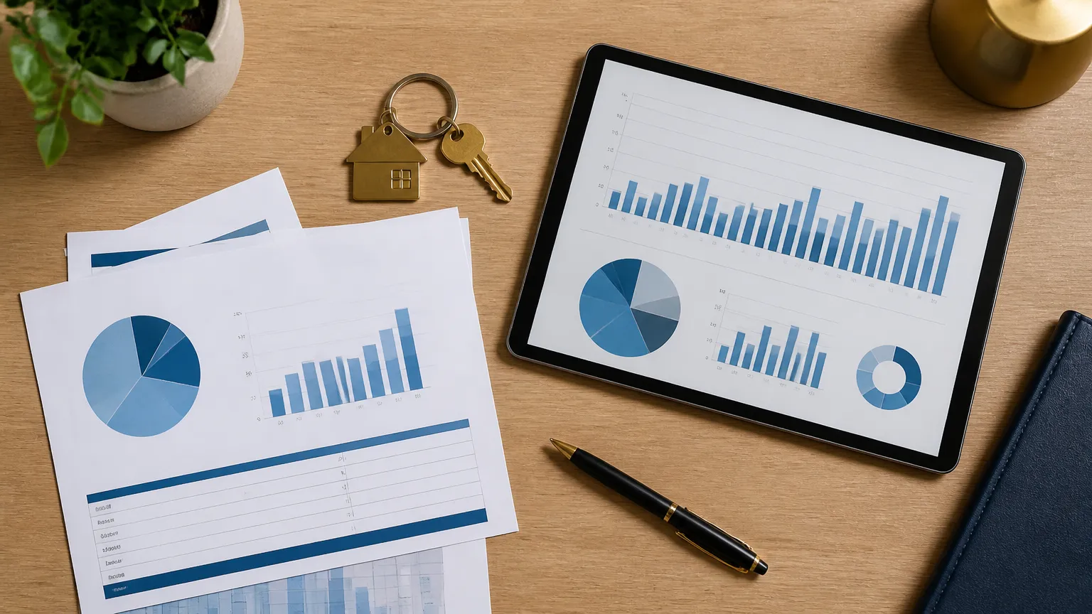 Organização financeira demonstrando como usar patrimônio imobiliário como garantia inteligente em projetos.