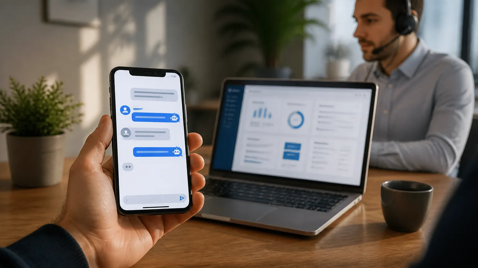 Automação digital inteligente com IA para vendas e atendimento rápido de leads qualificados.