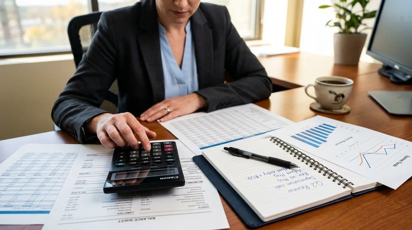 Planejamento tributário detalhado com cálculos estratégicos para verificar viabilidade do regime Lucro Real.