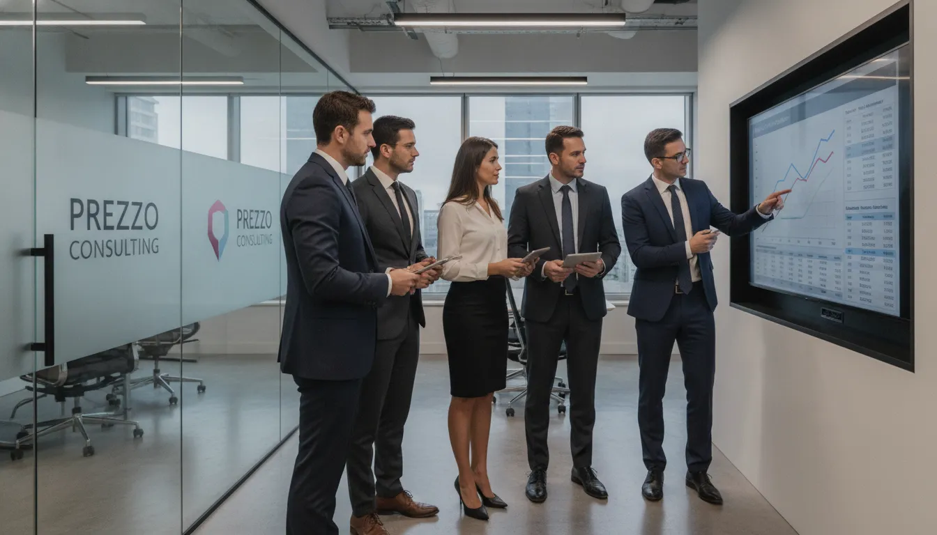 Consultores da Prezzo Consulting analisam dados de planejamento tributário para declarar heranca eua brasileiro.