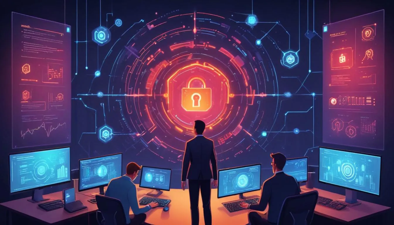 Ilustração da seção: AI e Machine Learning na Segurança Cibernética