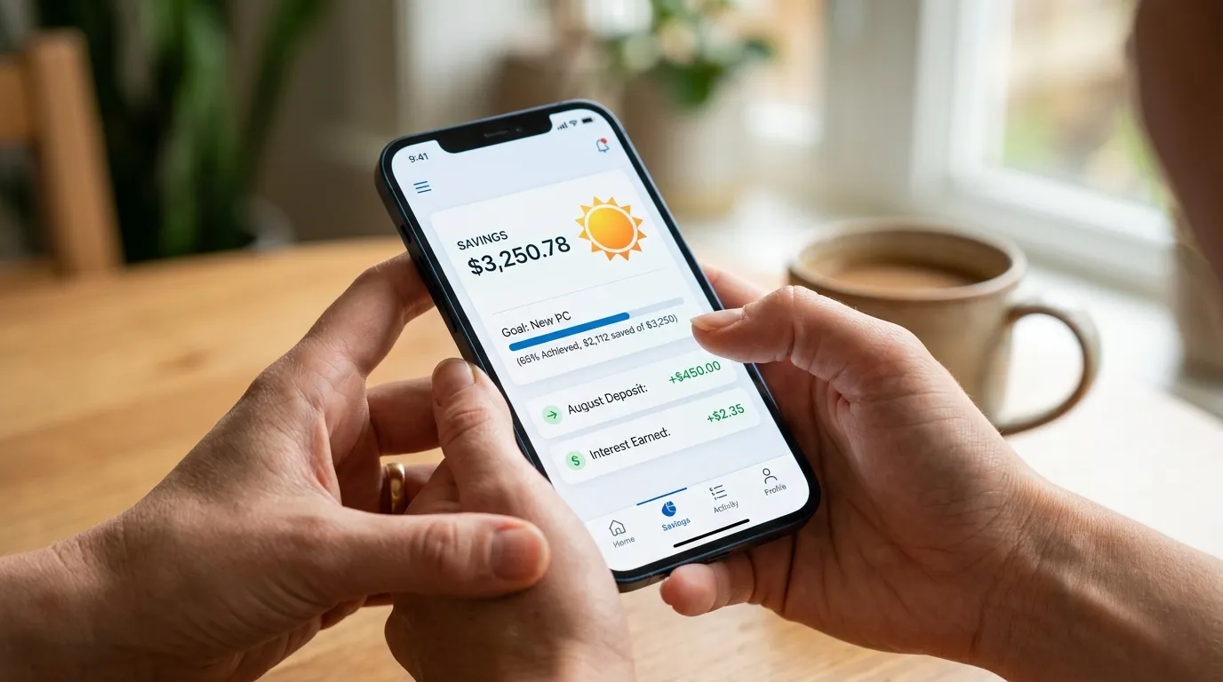 Aplicativo mostrando economia real para decidir se energia solar por assinatura vale a pena hoje.