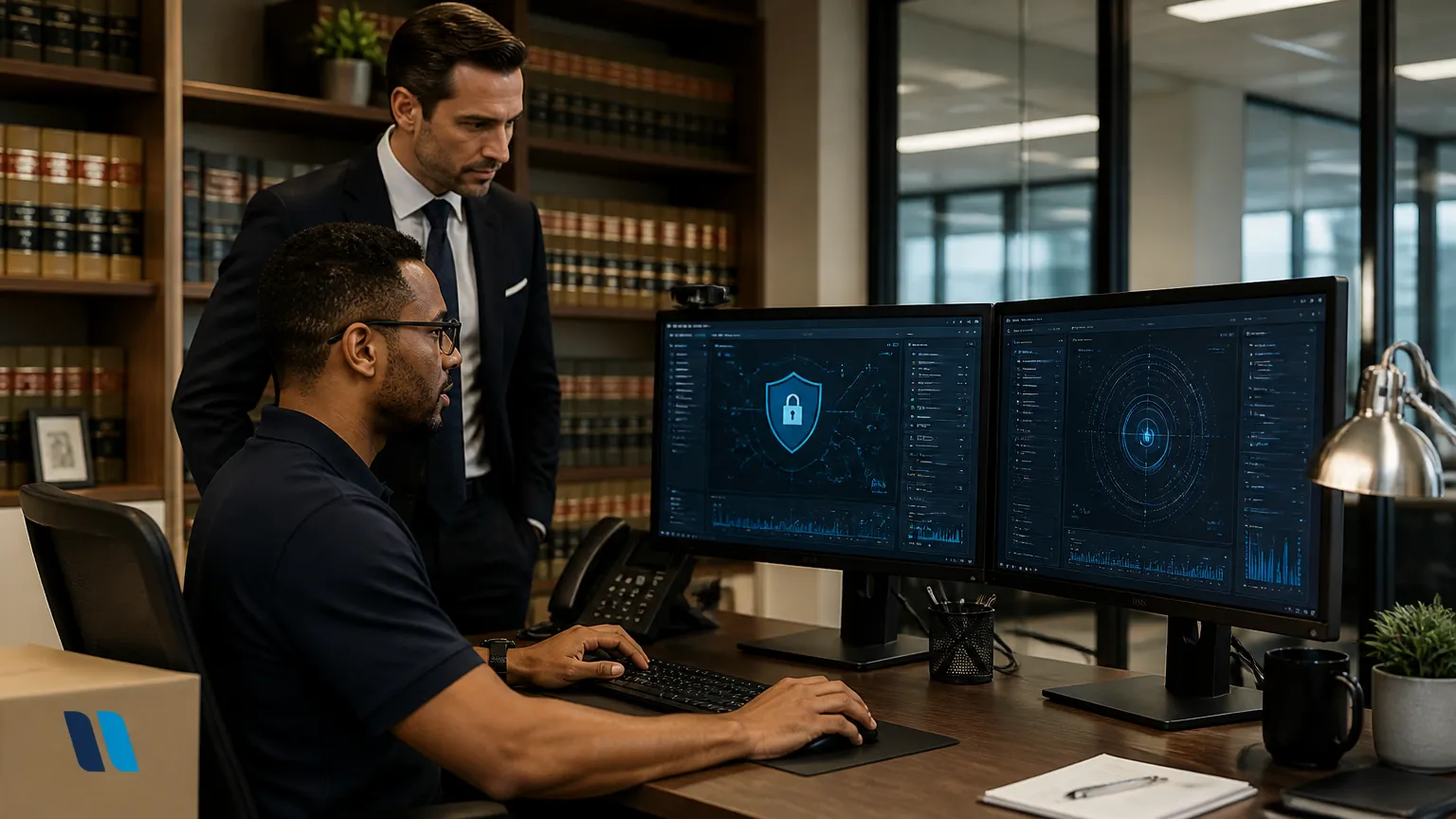 Instalação técnica de drivers do certificado digital para advogados no escritório.