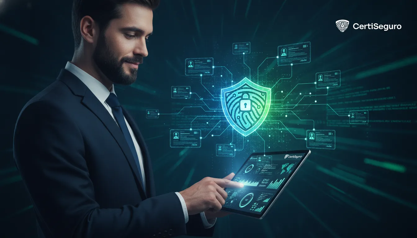 Escritório contábil usando CertiSeguro para proteger certificados digitais contra conta gov.br hackeada.