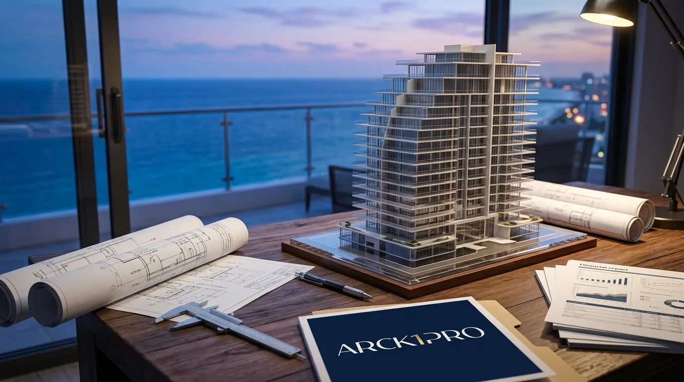 Maquete estrutural de alto padrão para investimento imobiliário Balneário Camboriú.