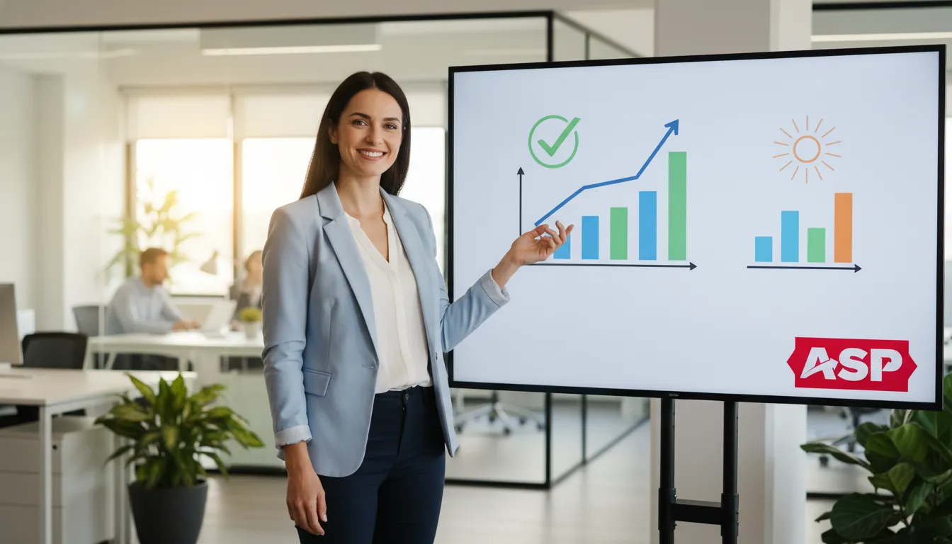 Empreendedor sorridente celebra sucesso e organização, mostrando que saber quanto custa abrir um CNPJ valeu a pena.