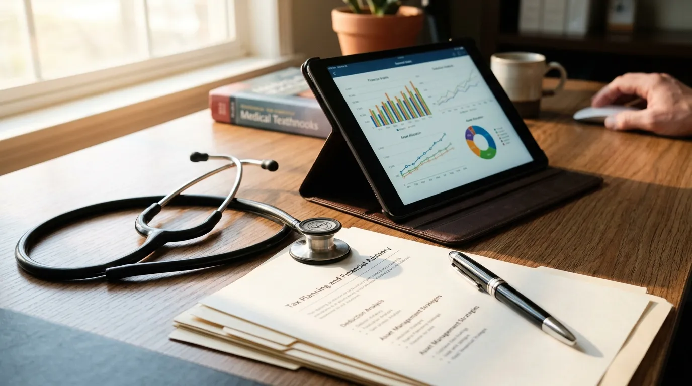 Planejamento financeiro onde médico terá que escolher como pagar tributos IBS e CBS em 2026.