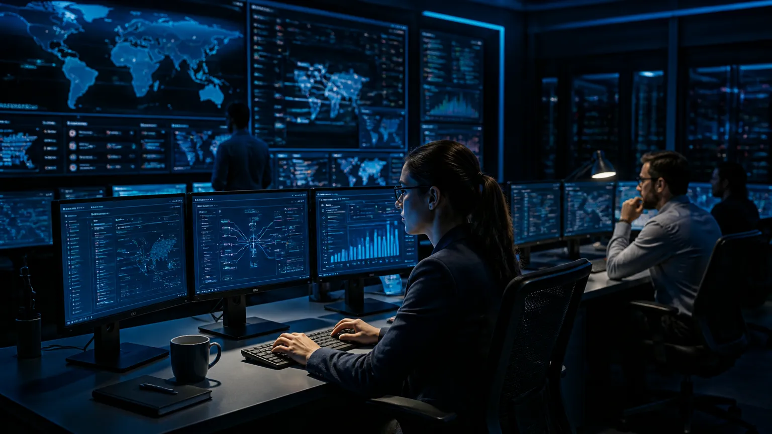 Monitoramento de segurança digital para mitigar vulnerabilidades de shadow IT e proteger dados confidenciais.