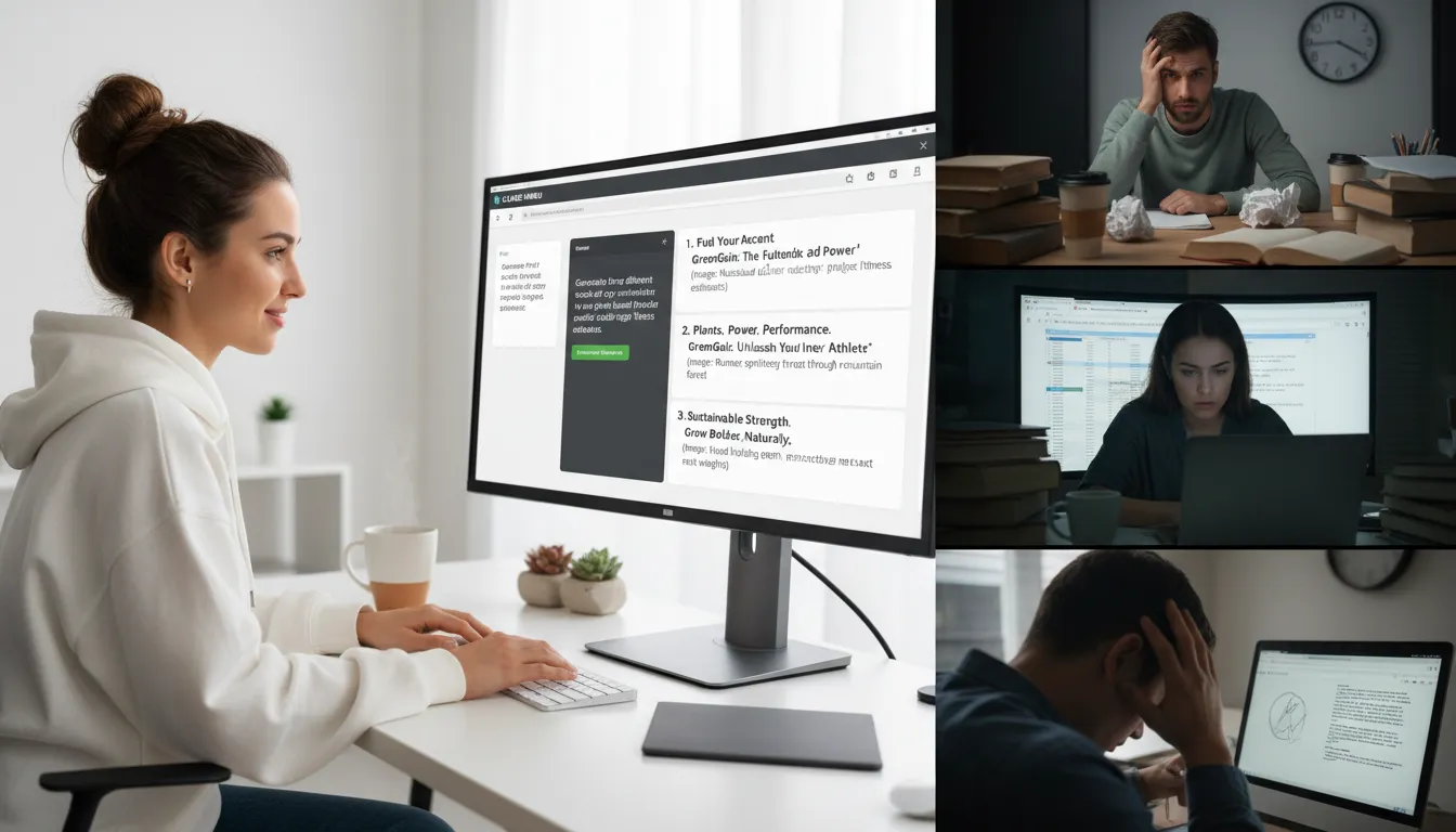 Um usuário aproveitando Claude Haiku: o gerador de conteúdo de marketing ágil.