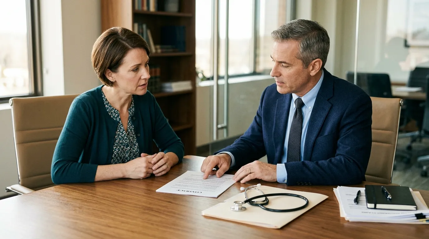 Consulta com advogado em Ribeirão Pires para ação contra plano de saúde sobre cobertura médica.
