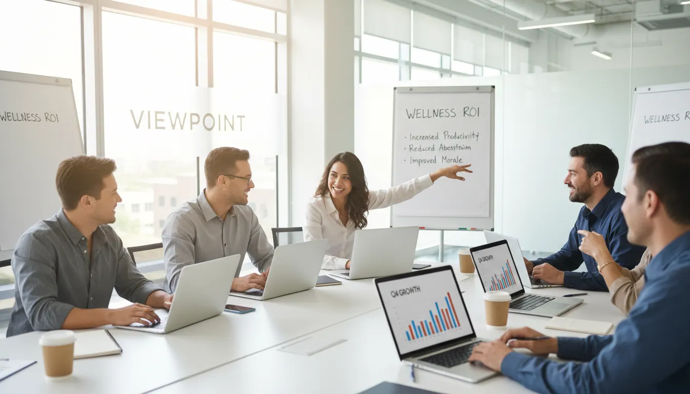 Equipe de marketing digital focada em métricas de crescimento, buscando aumentar a taxa de engajamento instagram no segmento wellness.